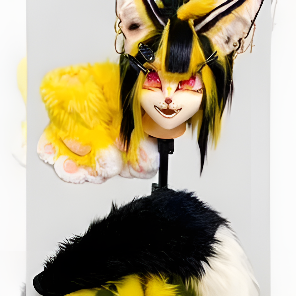 Fursuit big partial fox exchange _ sale