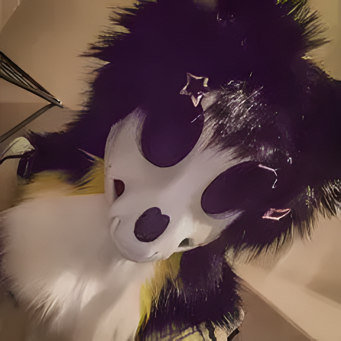 Fursuit cats_skull cat