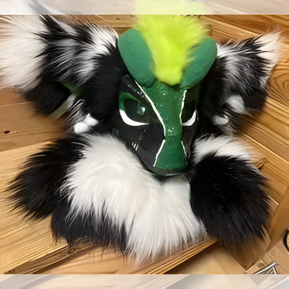 Fursuit Darcy, raptor