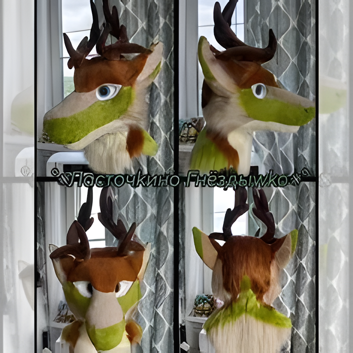 Fursuit dragon head (cheat description)