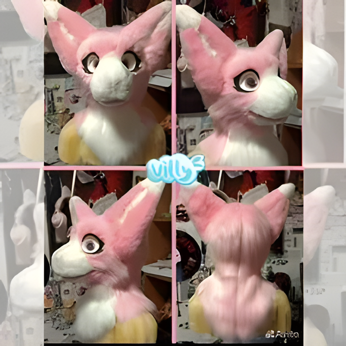 Fursuit dragon mask