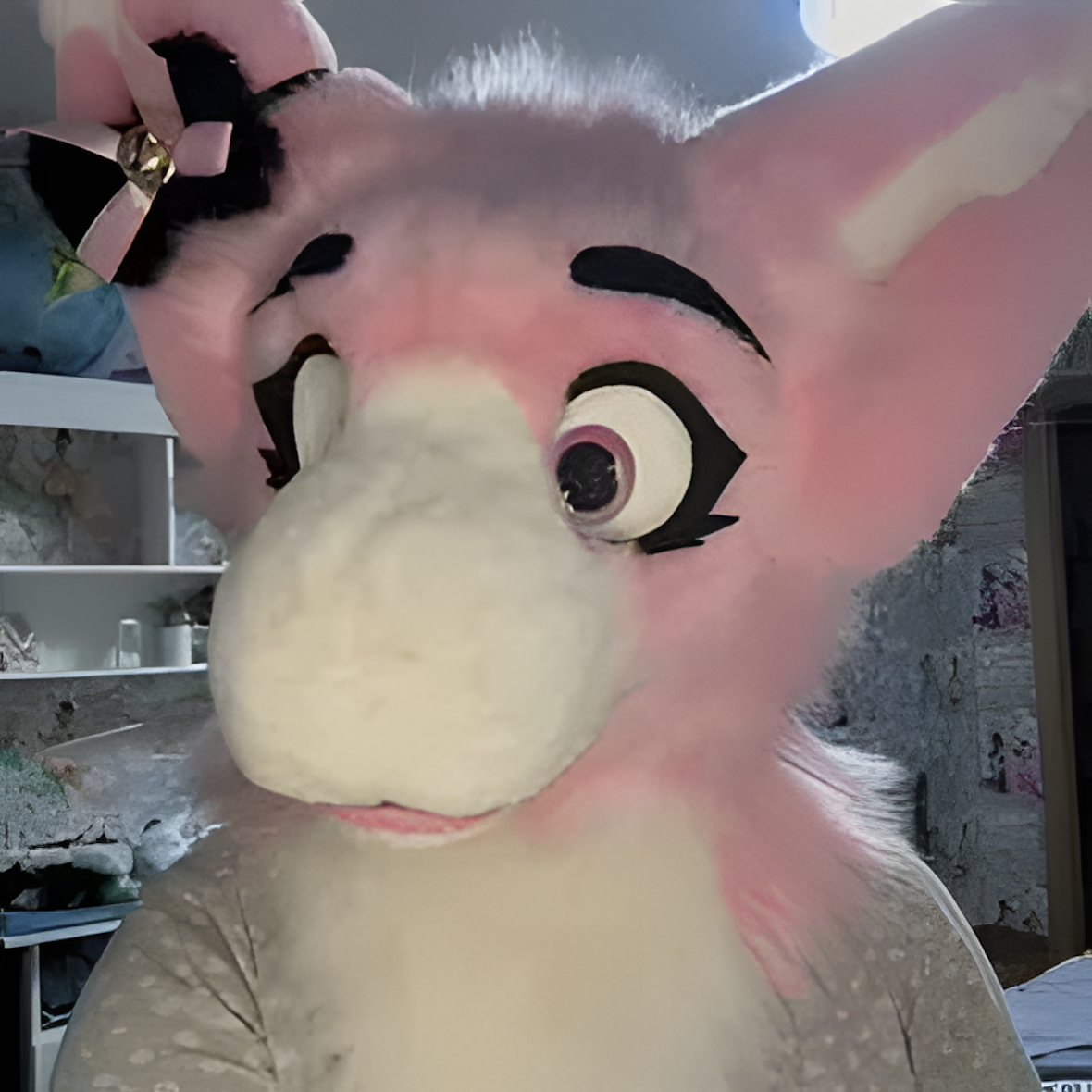 Fursuit dragon mask