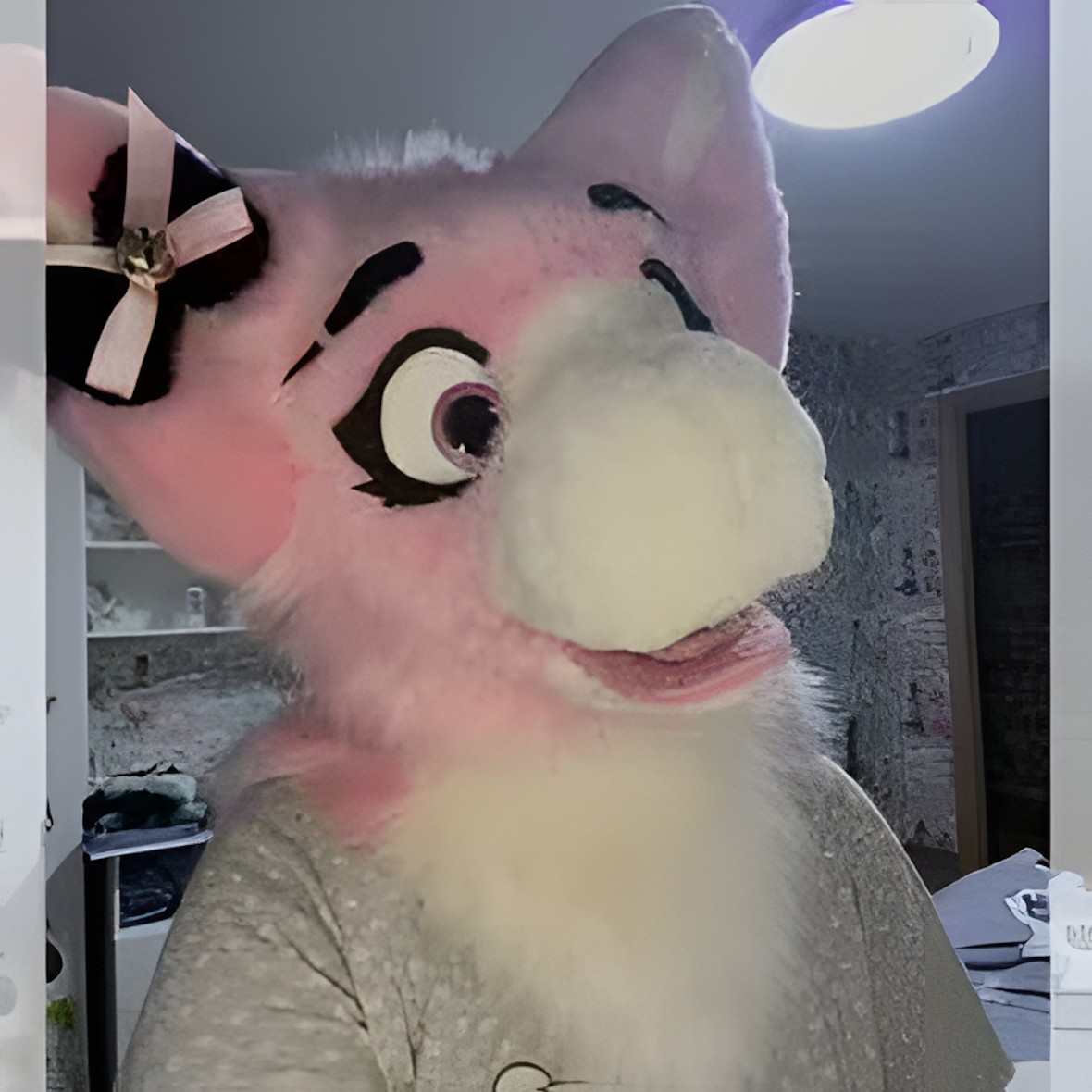 Fursuit dragon mask