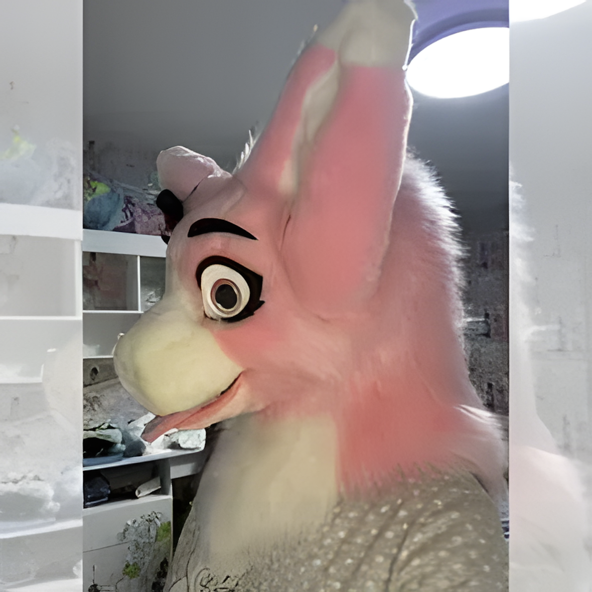 Fursuit dragon mask