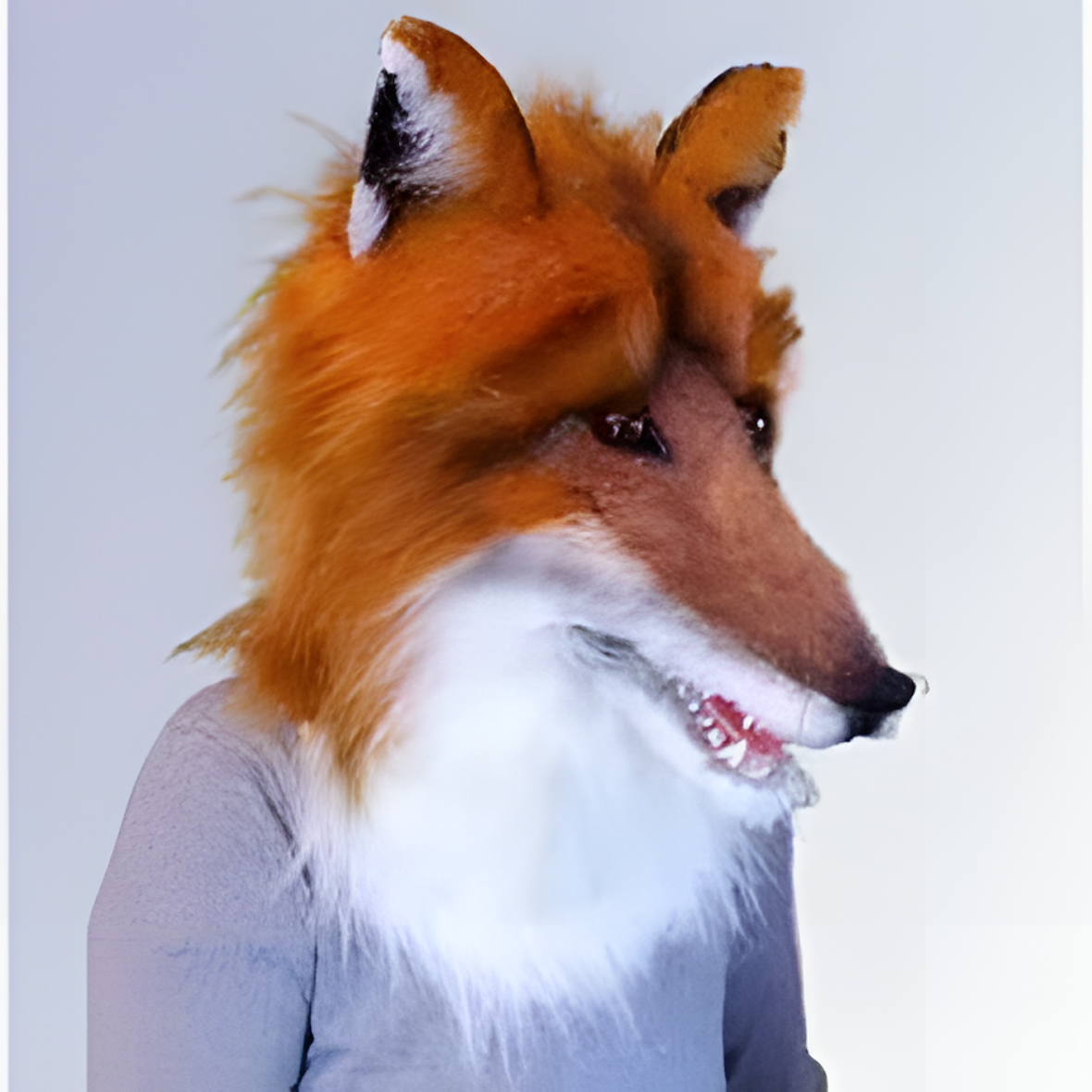 Cosplay Fox Mask, Theater Mask, Fursuit