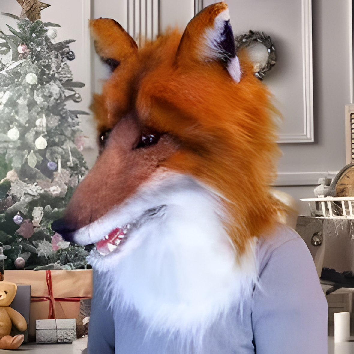 Cosplay Fox Mask, Theater Mask, Fursuit