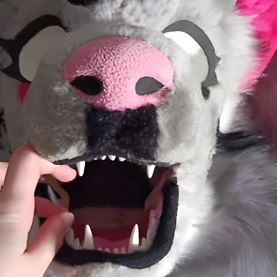 Fursuit hyena