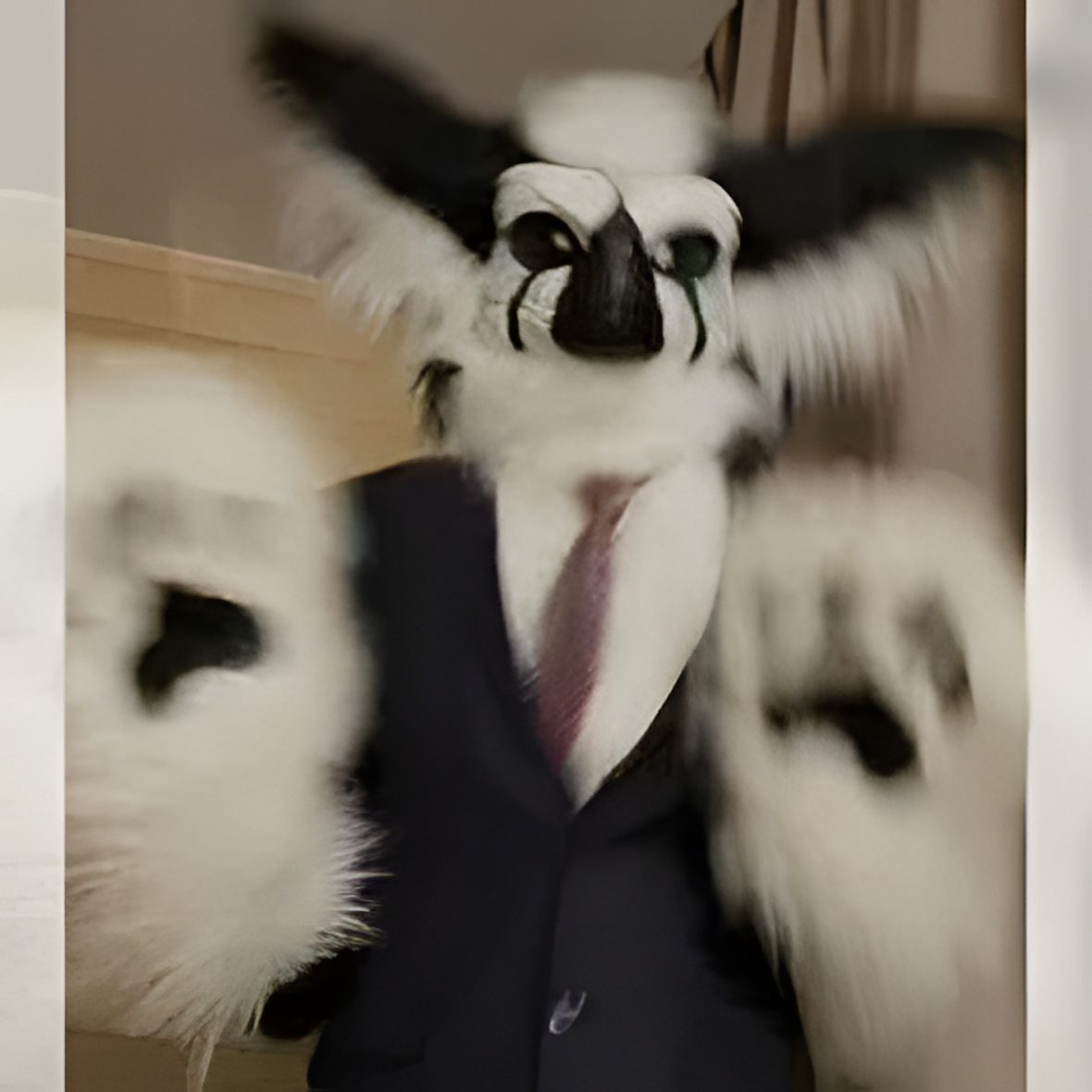 Costume Fursuit Raptor cosplay Fury