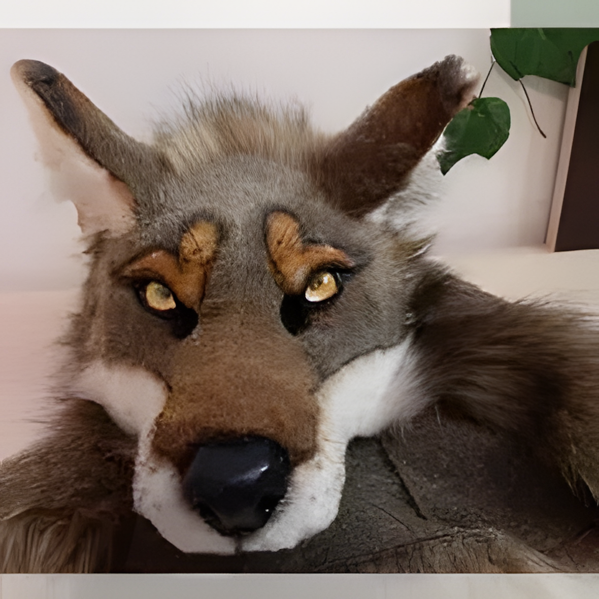 Coyote fursuit hood mask