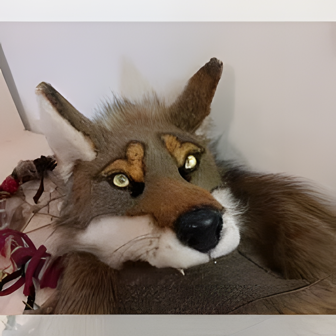Coyote fursuit hood mask
