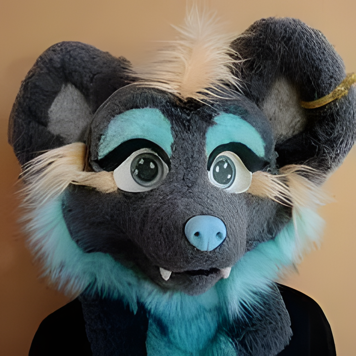 Fursuit mask and tail