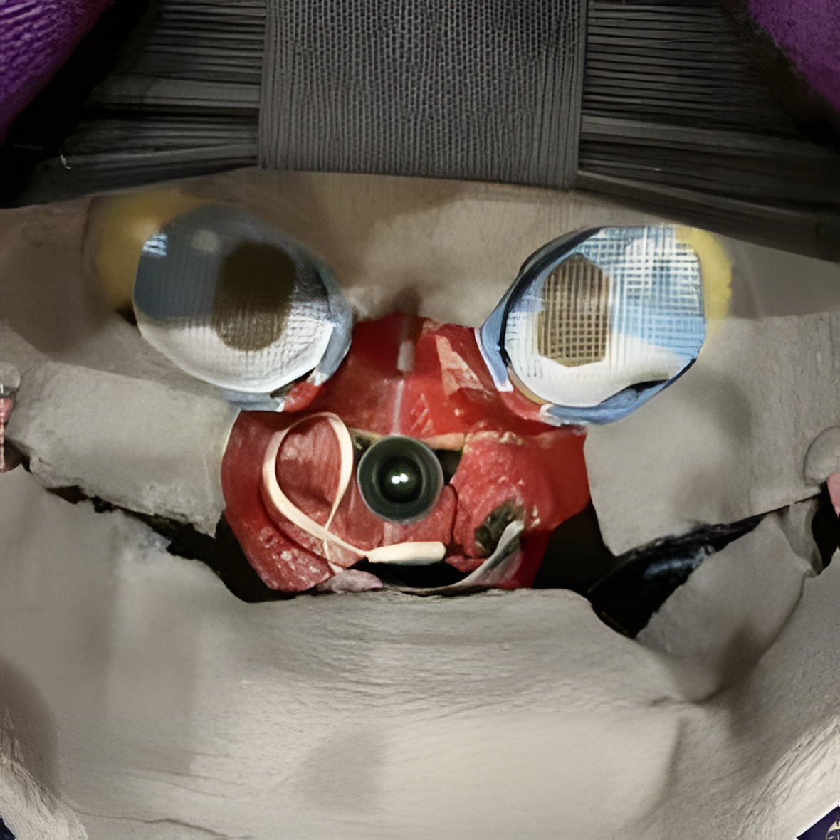 Fursuit mask cartoon