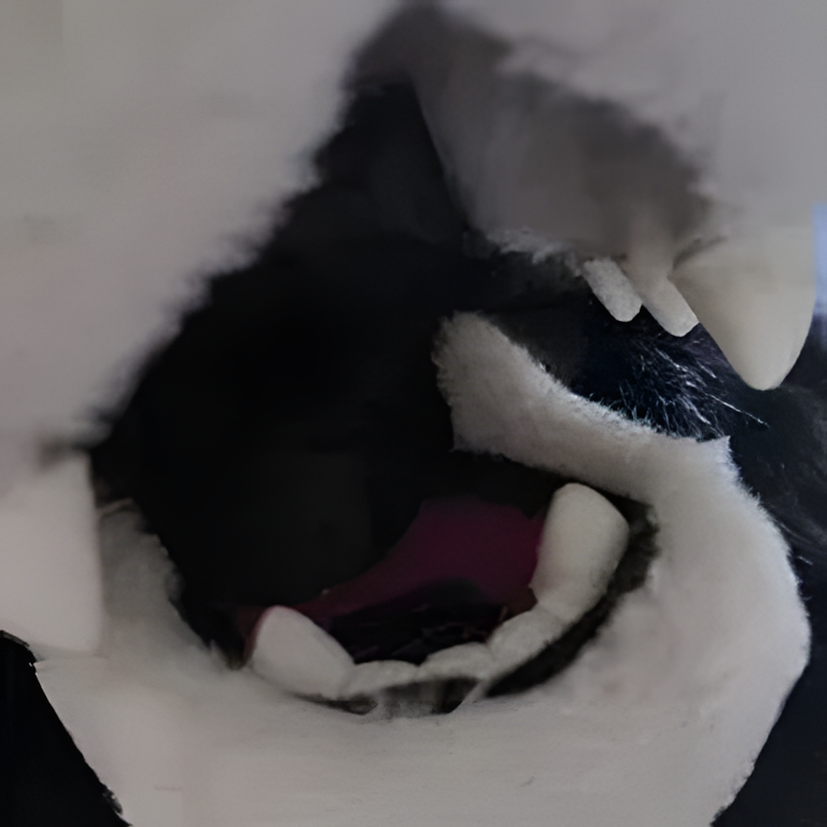 Fursuit mask partial