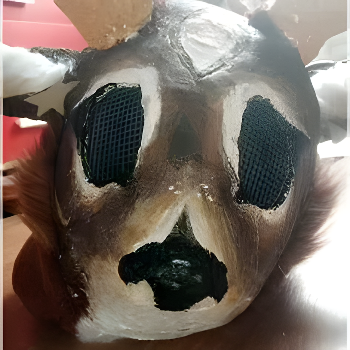 Deer mask and hooves, fursuit