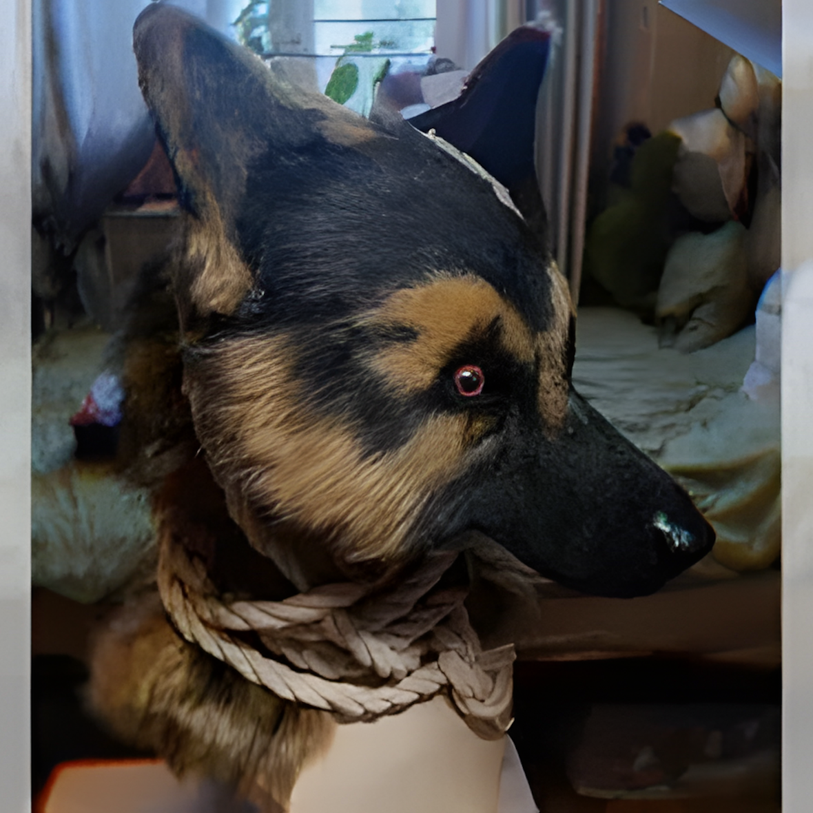 Fursuit mask_German Shepherd head