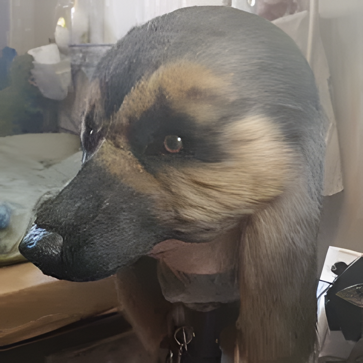 Fursuit mask_German Shepherd head