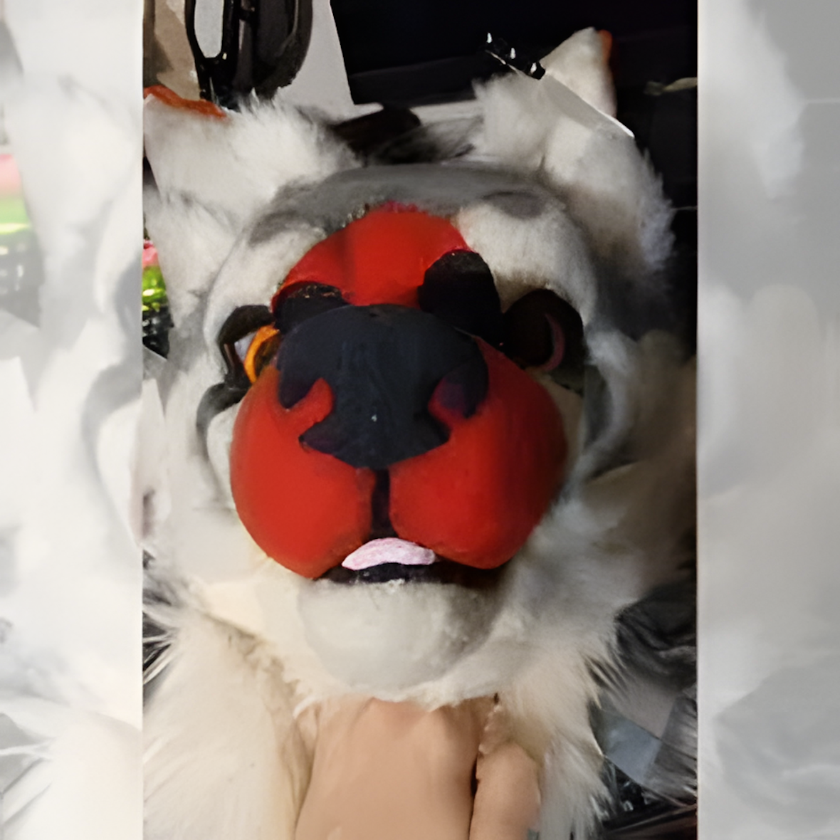 Fursuit partial dog realistic