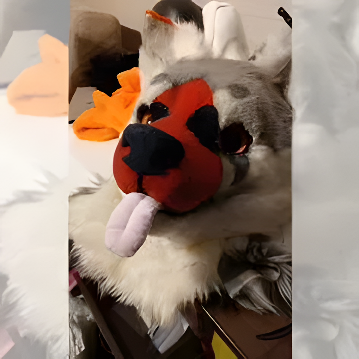 Fursuit partial dog realistic
