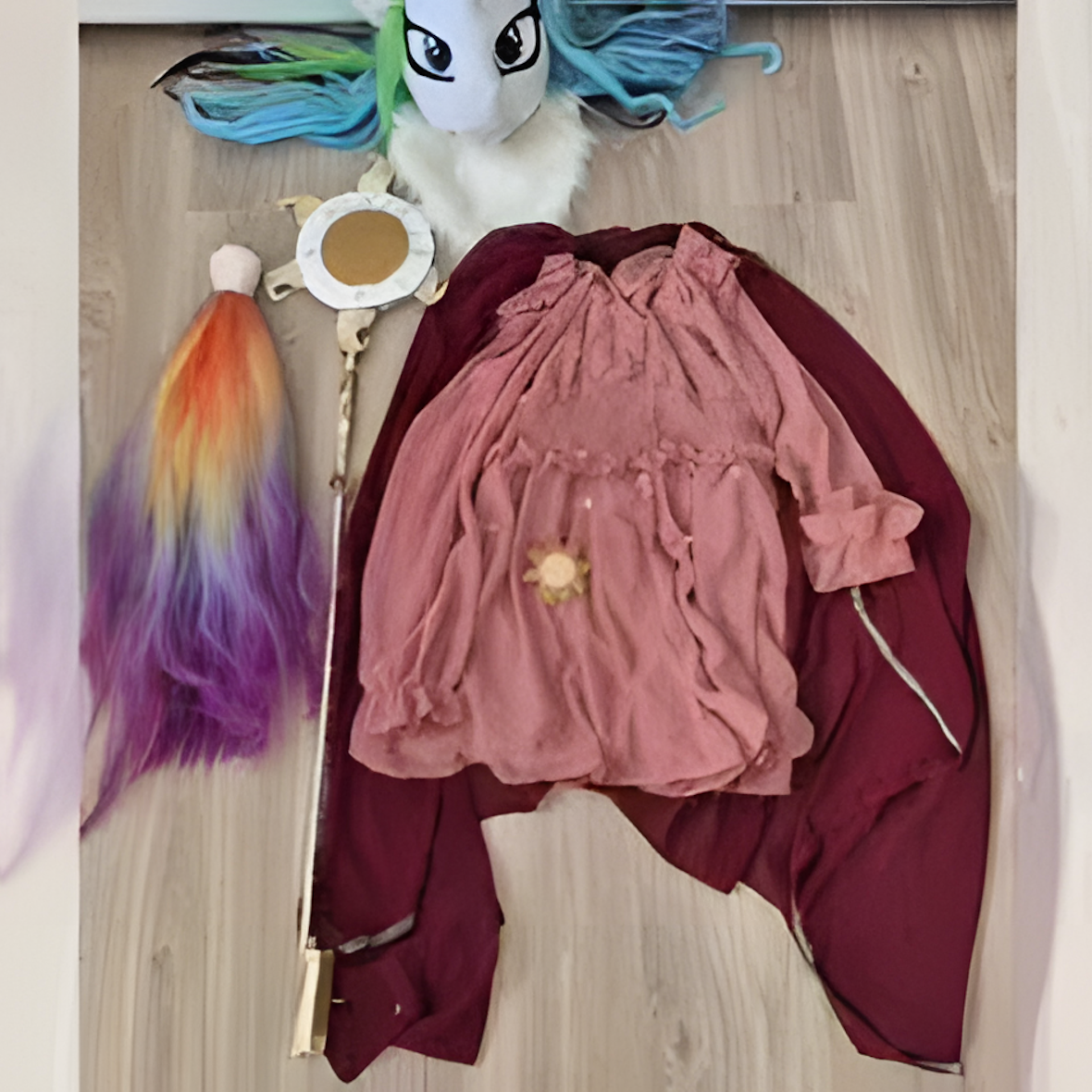 Fursuit pony Celestia