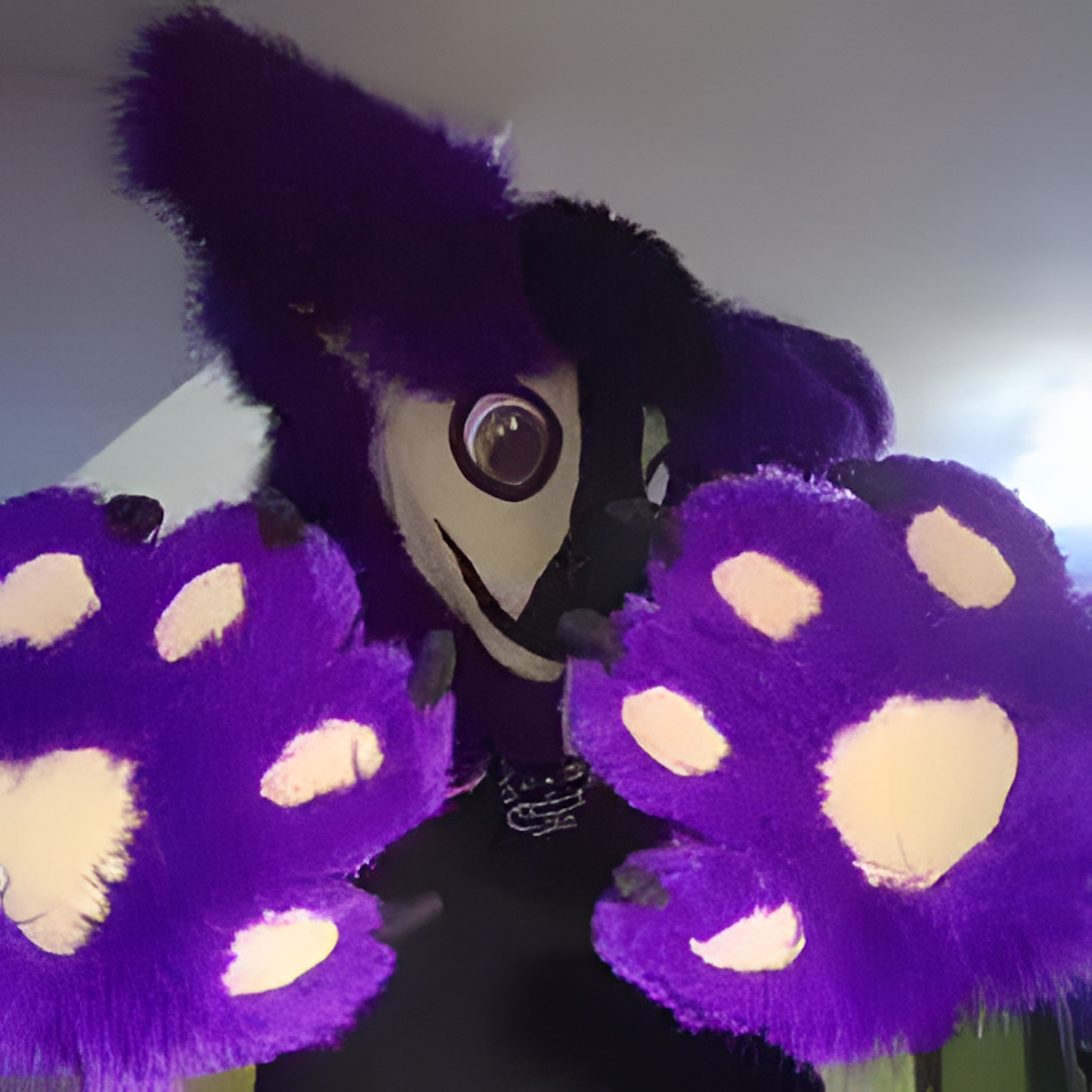 Fursuit raptor (2)