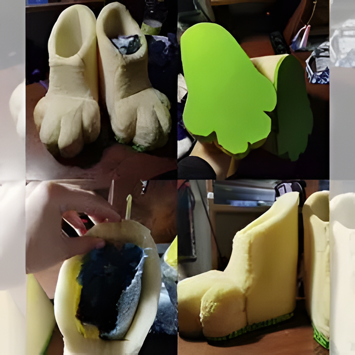 Fursuit raptor (description)