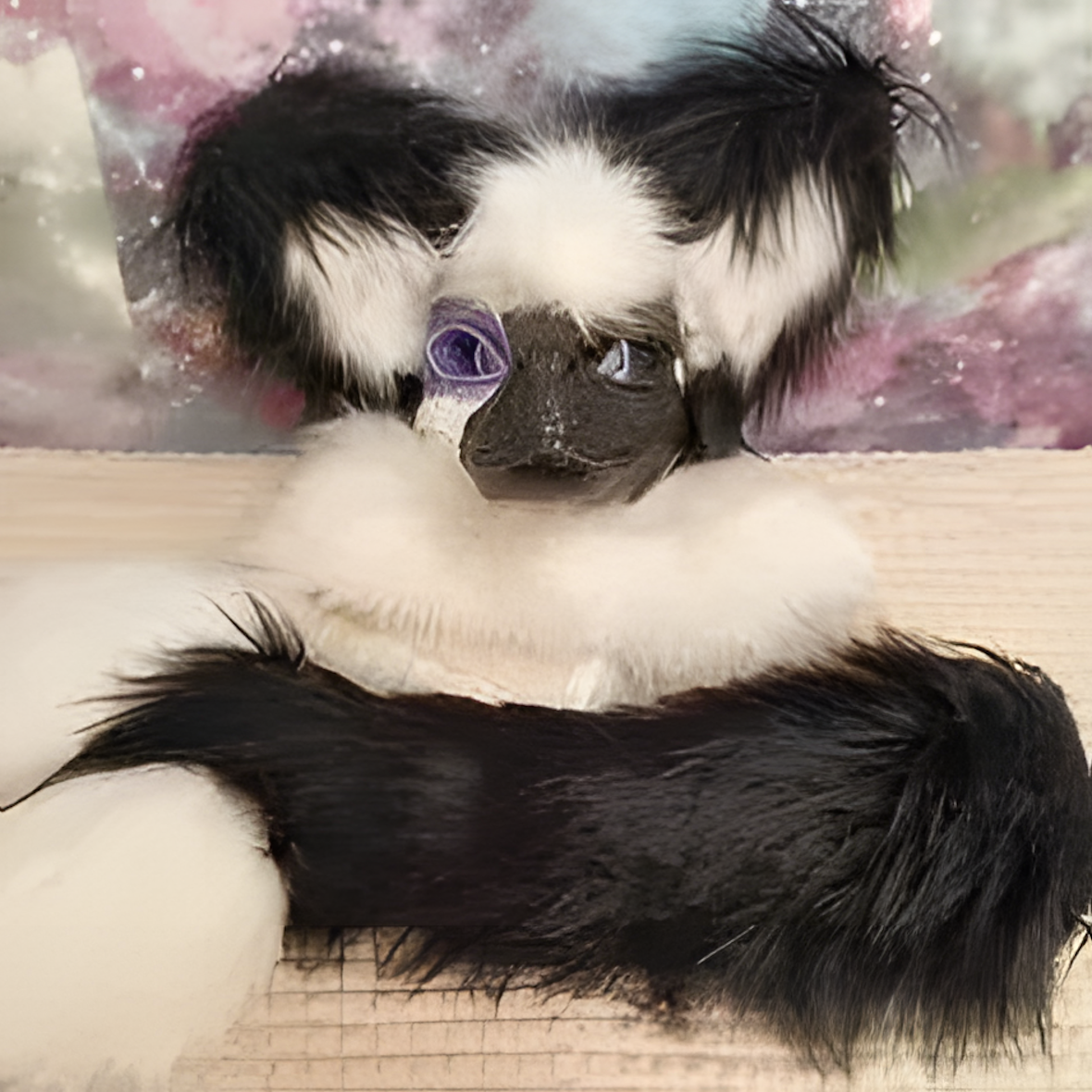 Fursuit raptor furry mask