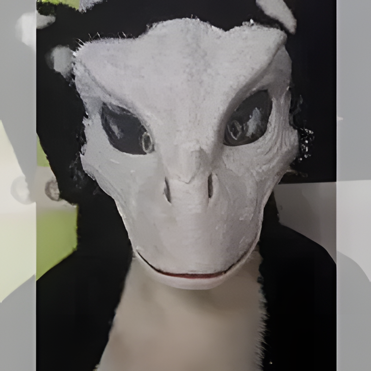 Fursuit raptor mask