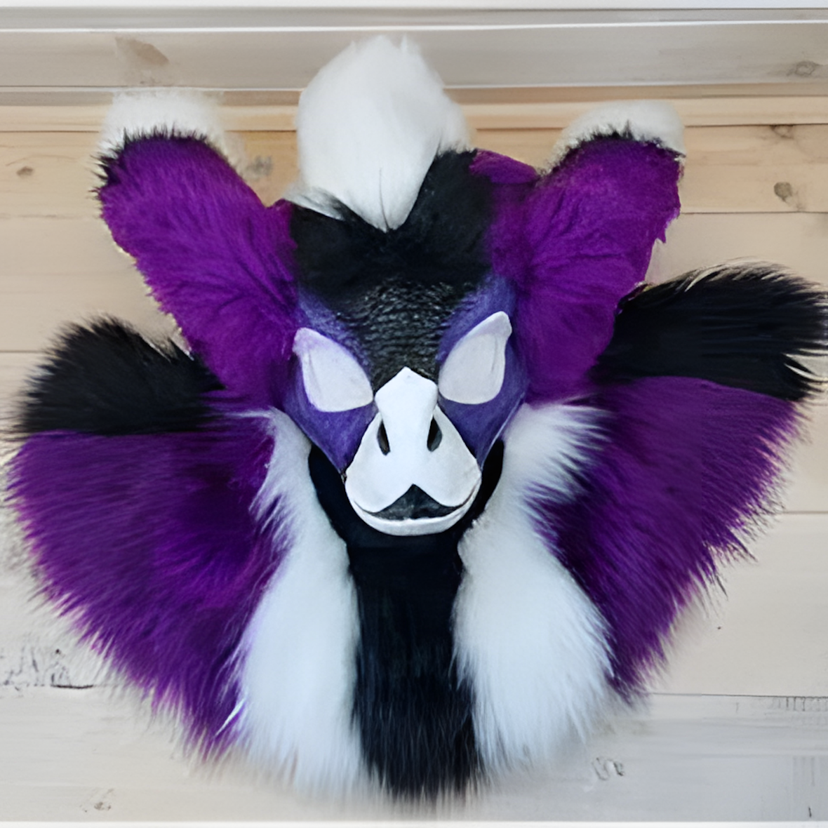 Fursuit raptor mask (10)