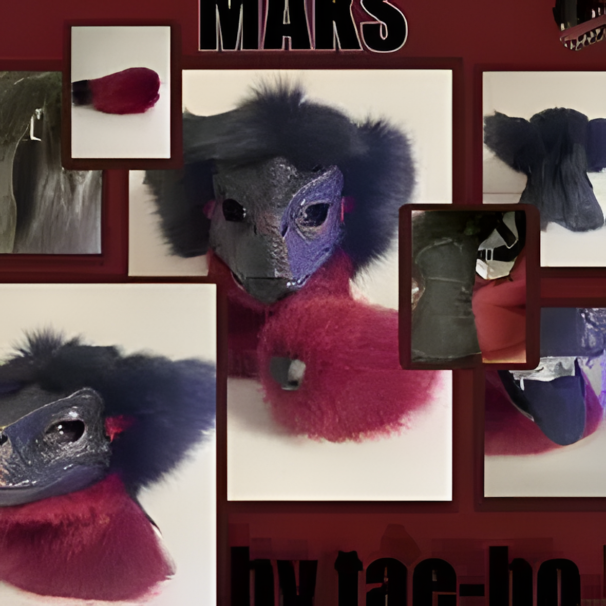 Fursuit raptor mask (11)