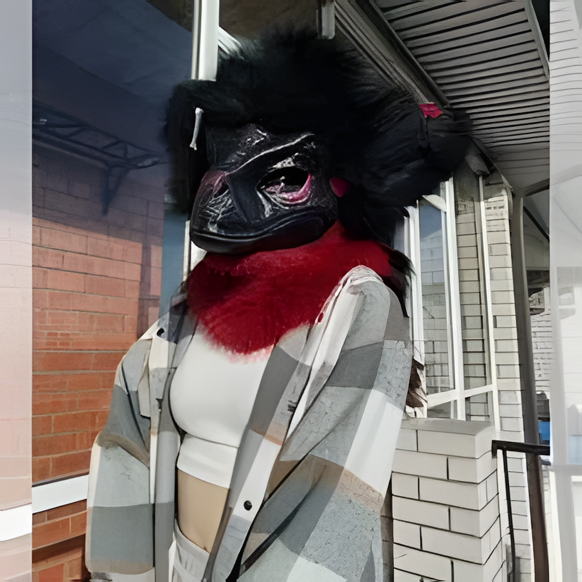 Fursuit raptor mask (11)