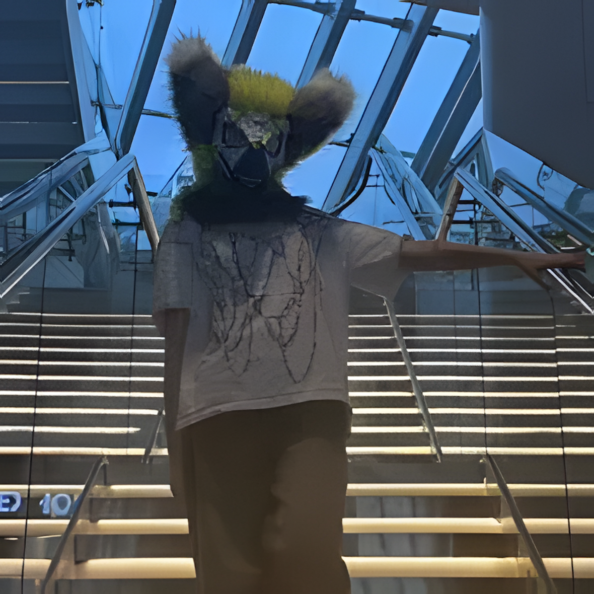Fursuit raptor mask (13)
