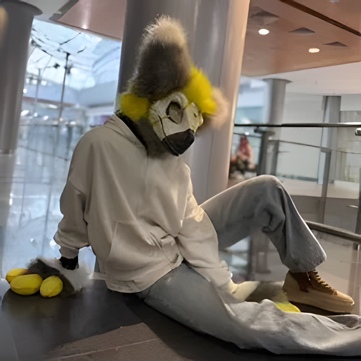 Fursuit raptor mask (13)