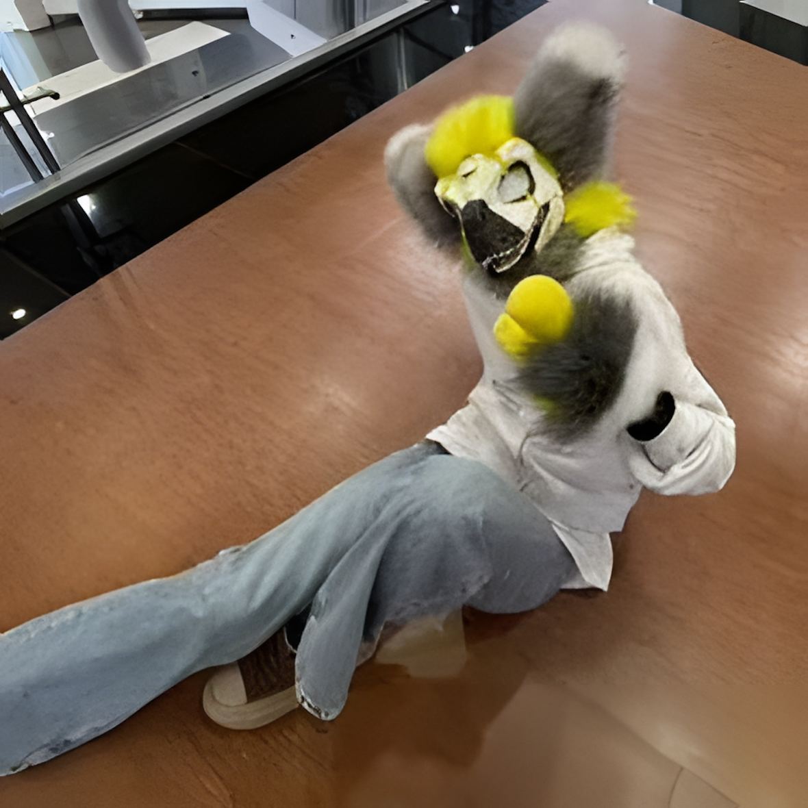 Fursuit raptor mask (13)