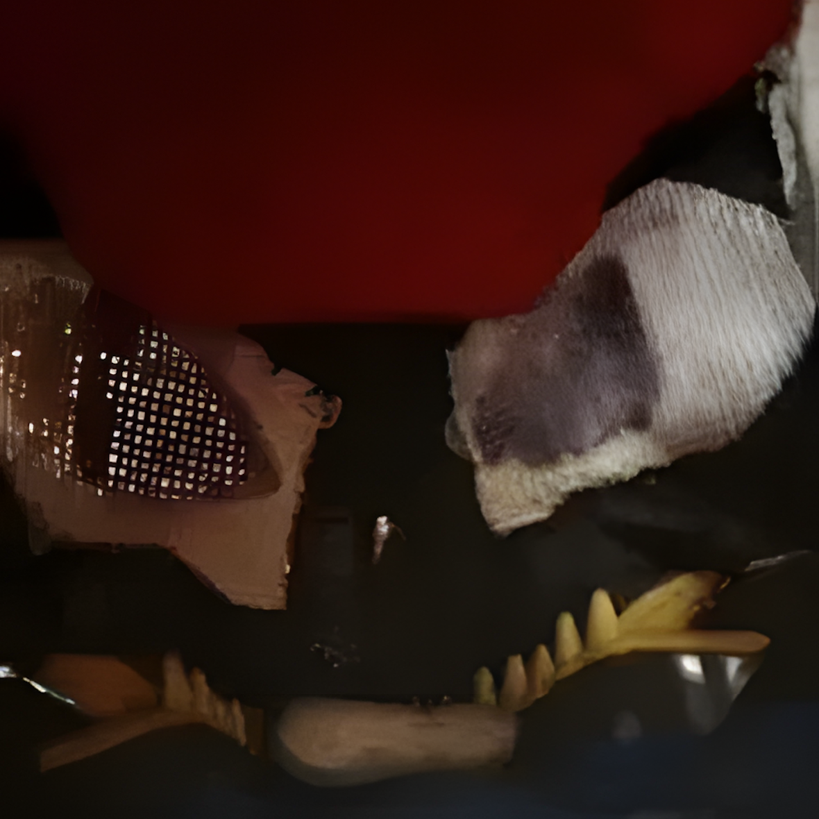Fursuit raptor mask (14)
