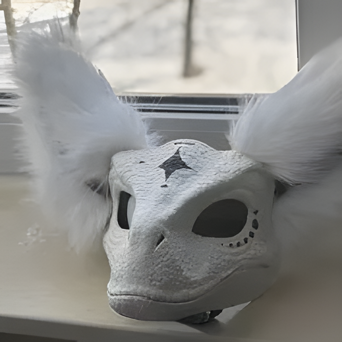 Fursuit raptor mask (15)