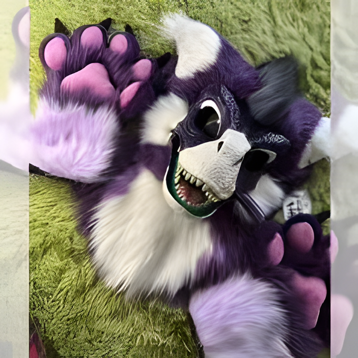 Fursuit raptor mask (16)