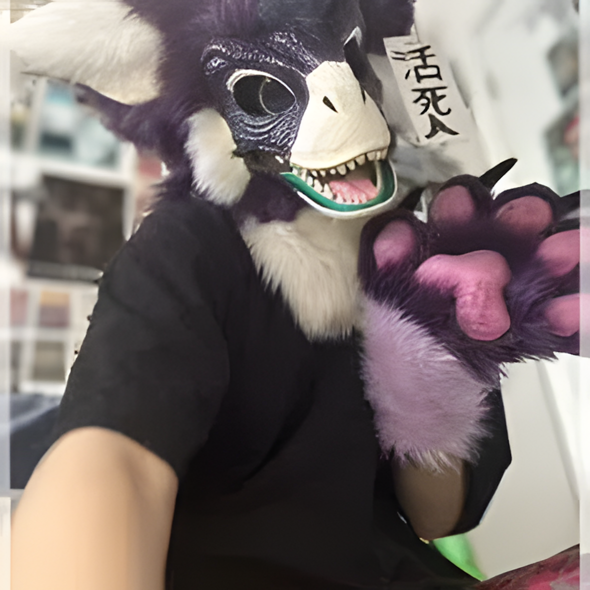 Fursuit raptor mask (16)