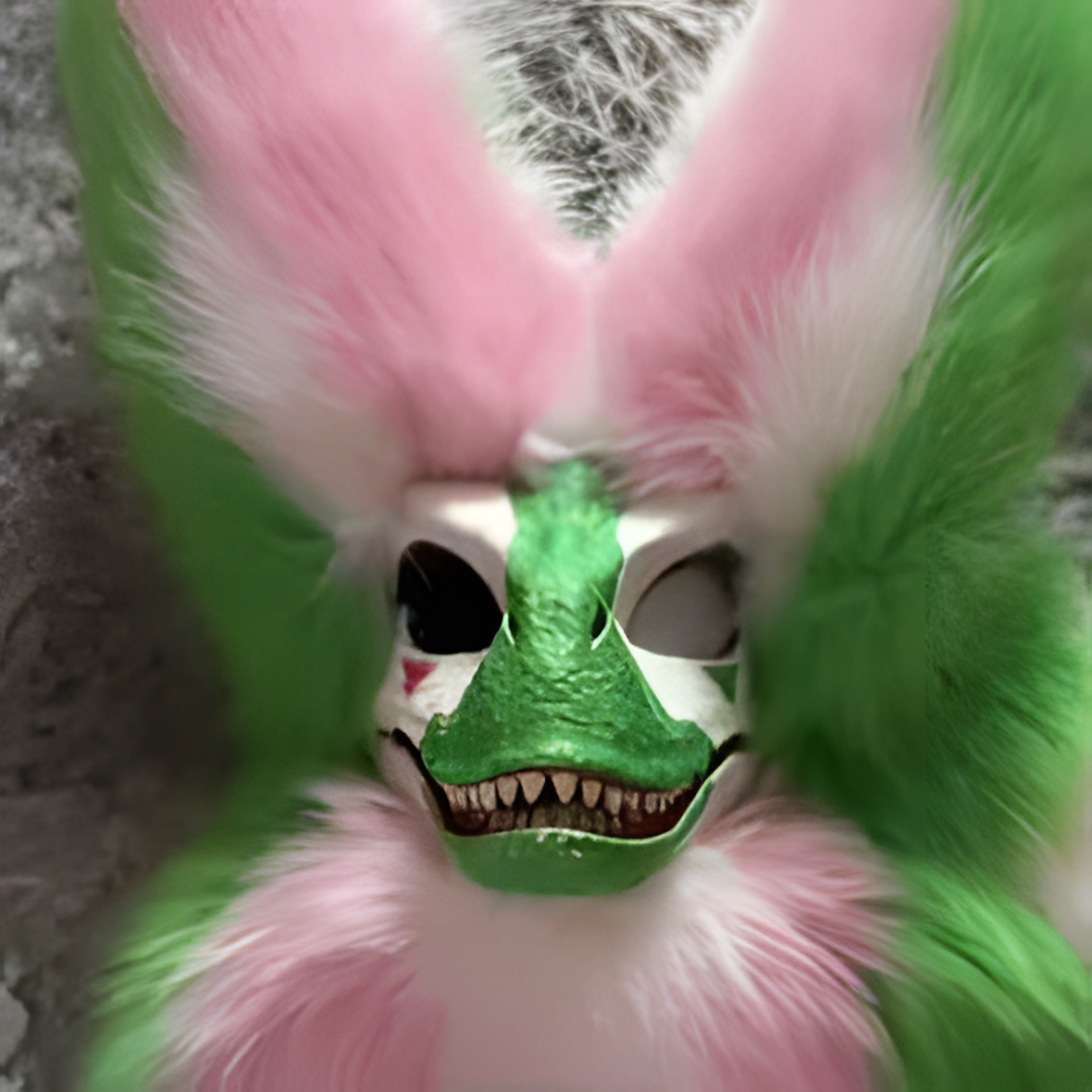 Fursuit raptor mask (17)