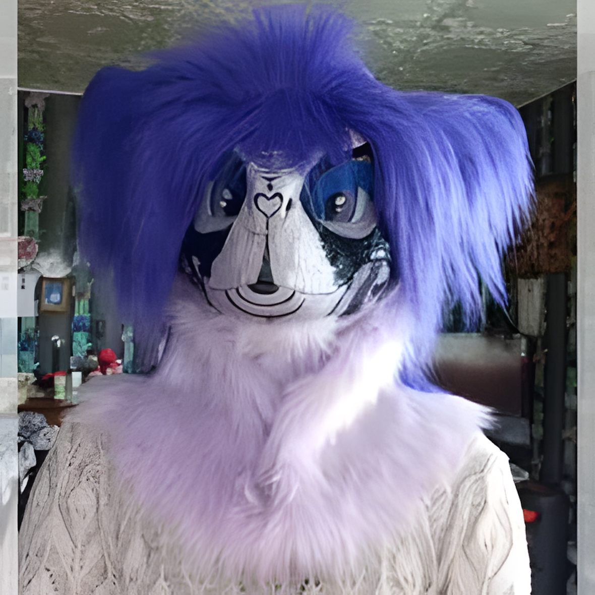 Fursuit raptor mask (18)