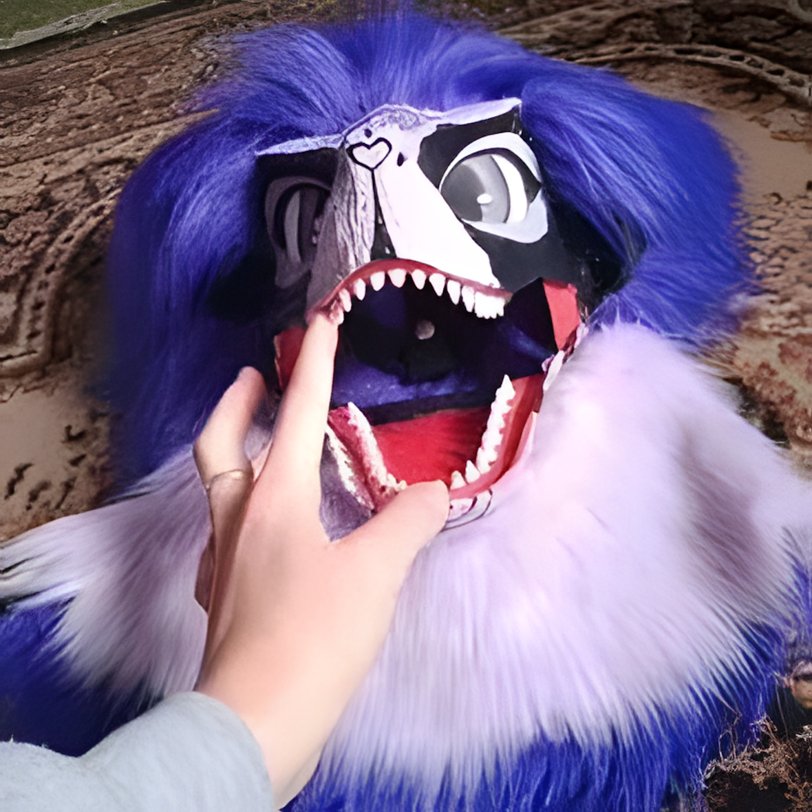 Fursuit raptor mask (18)