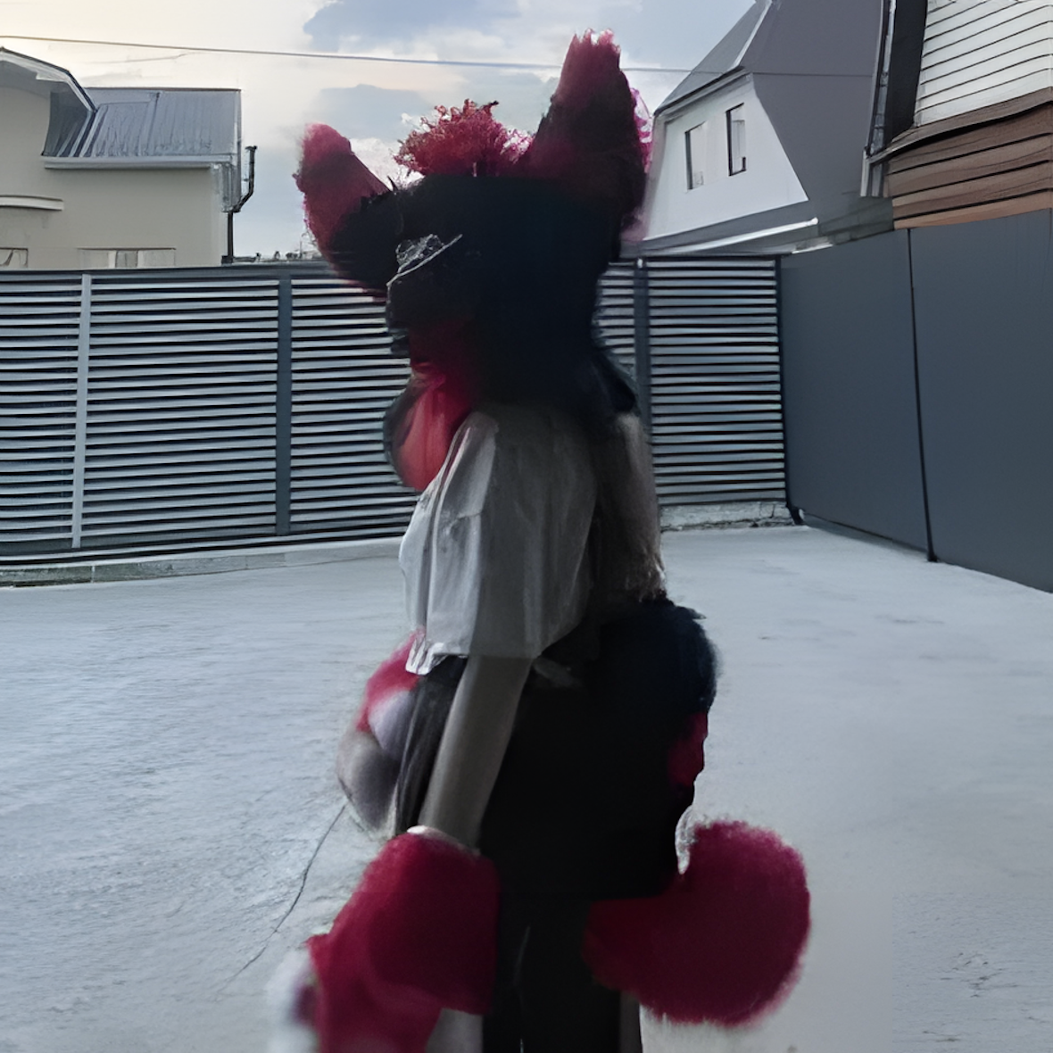 Fursuit raptor mask (19)