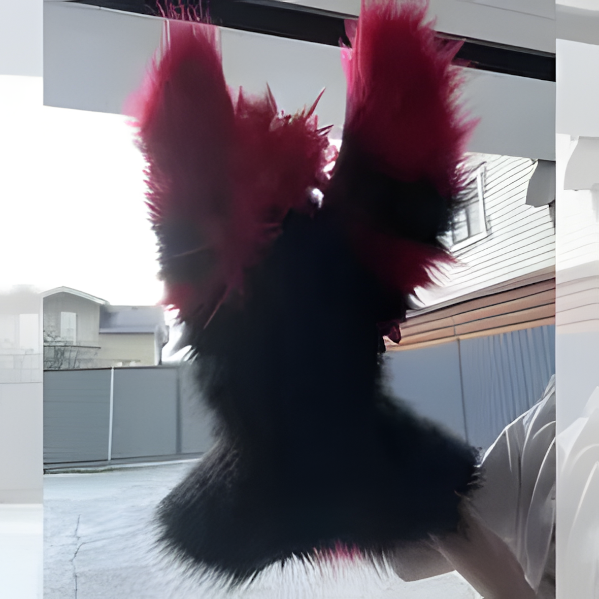 Fursuit raptor mask (19)