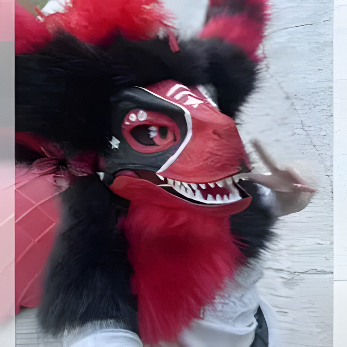 Fursuit raptor mask (19)