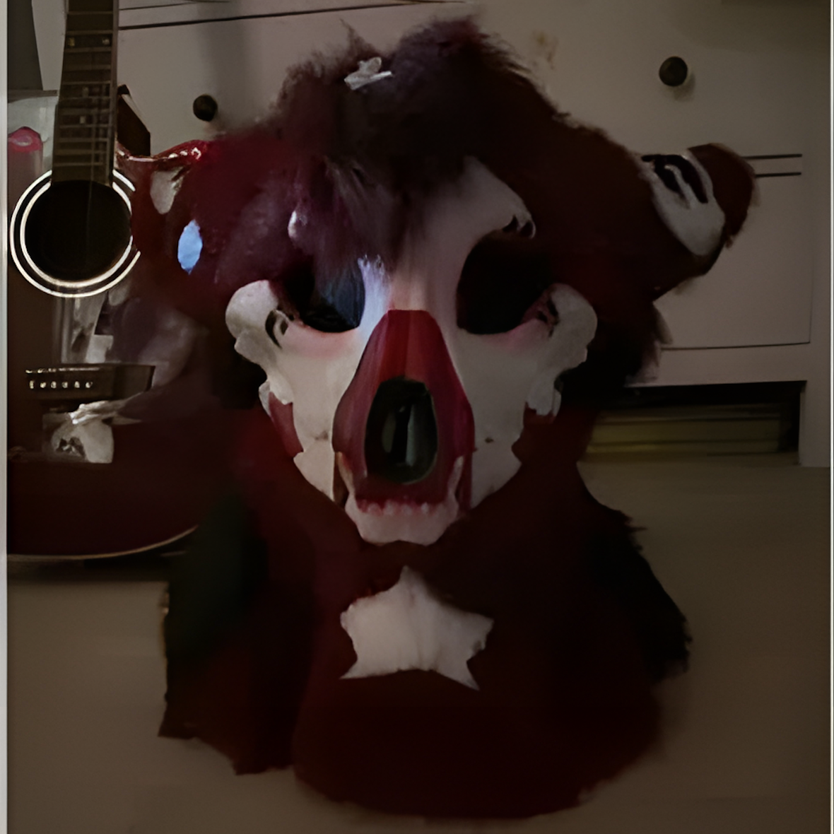 Dog fursuit cheekbone mask