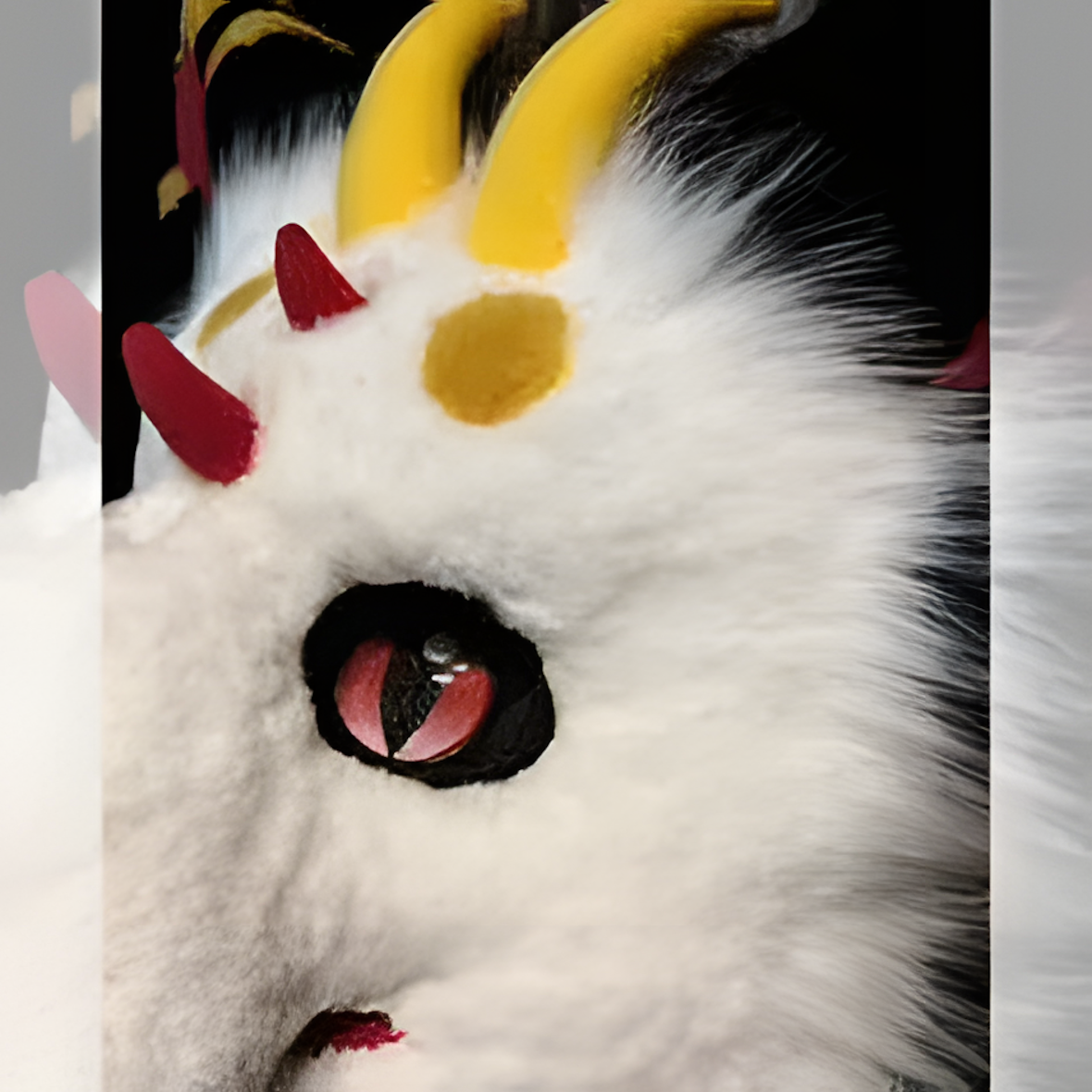 Fursuit raptor mask (20)