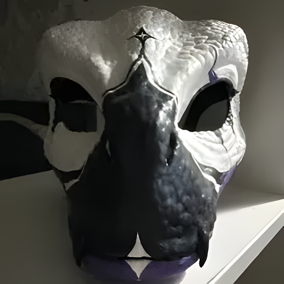 Fursuit raptor mask (21)