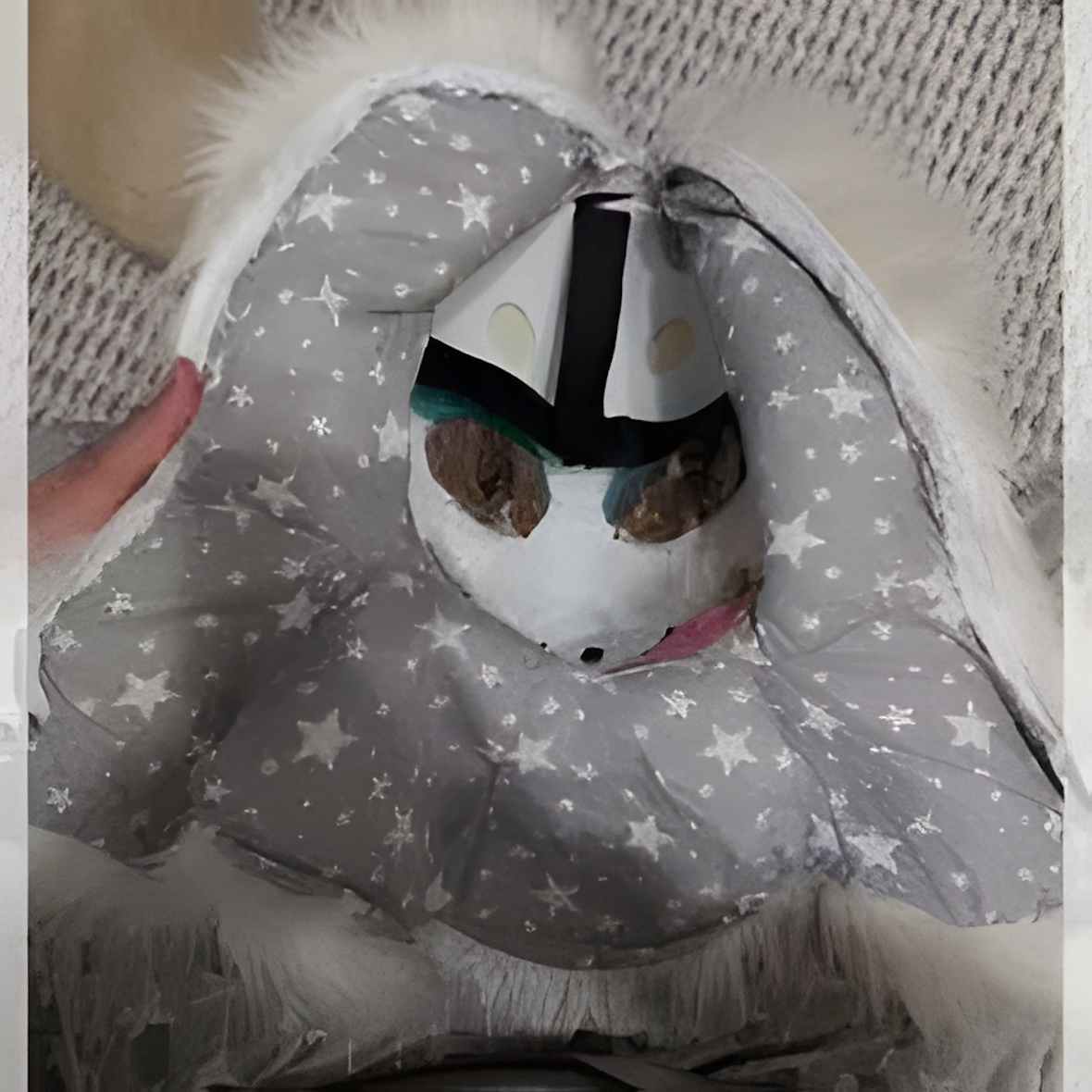 Fursuit raptor mask (22)