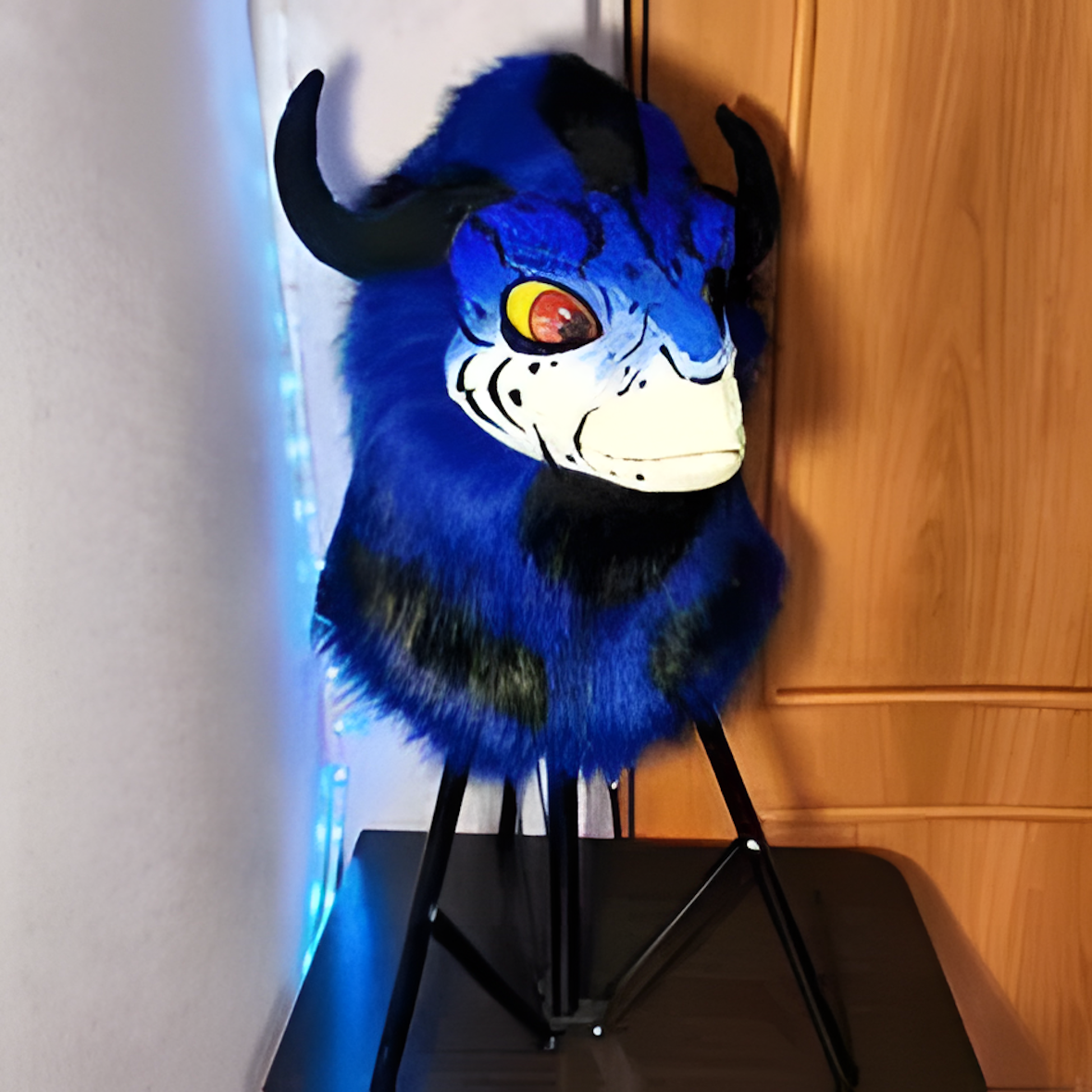 Fursuit raptor mask (23)