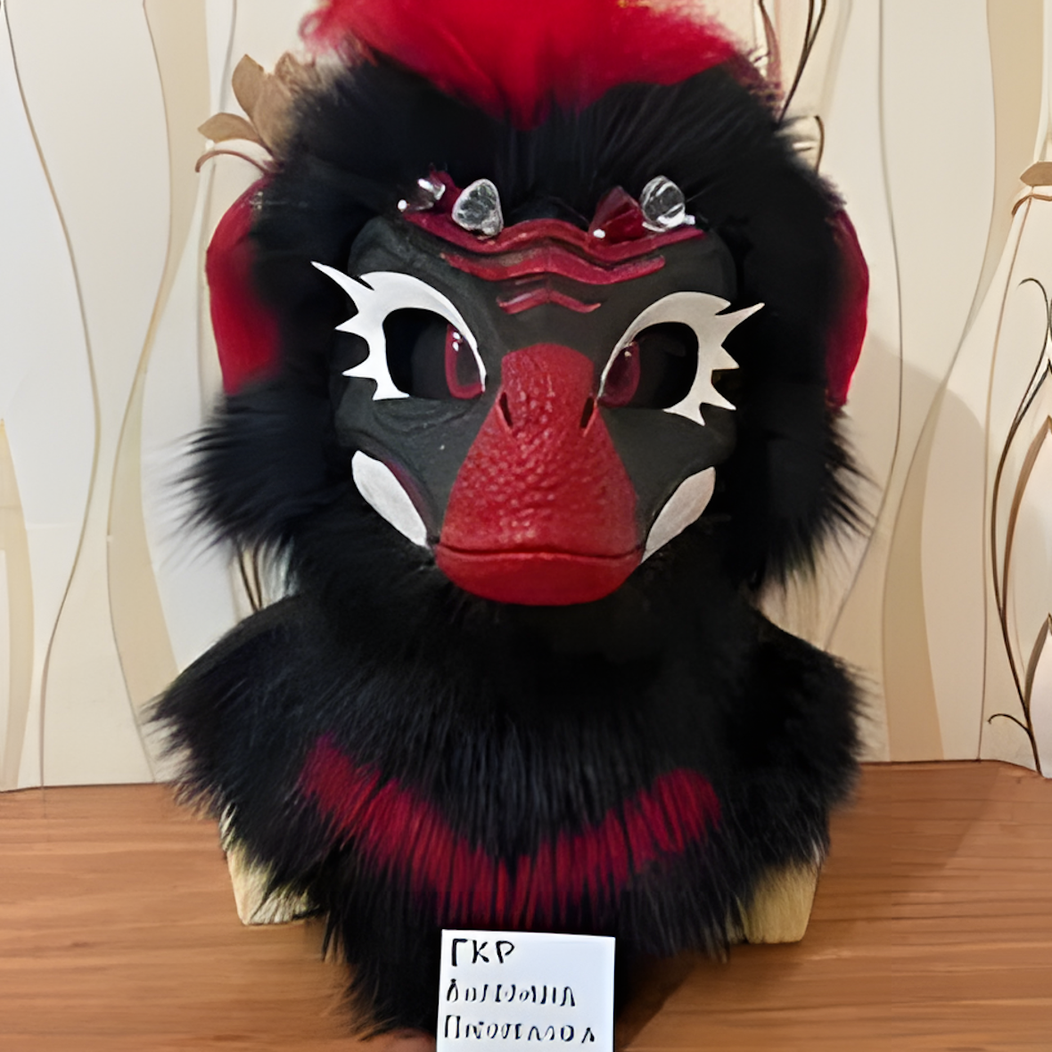 Fursuit raptor mask (24)
