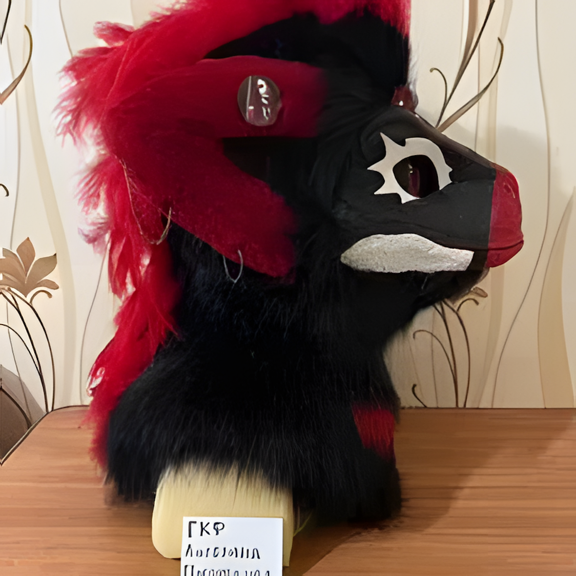 Fursuit raptor mask (24)